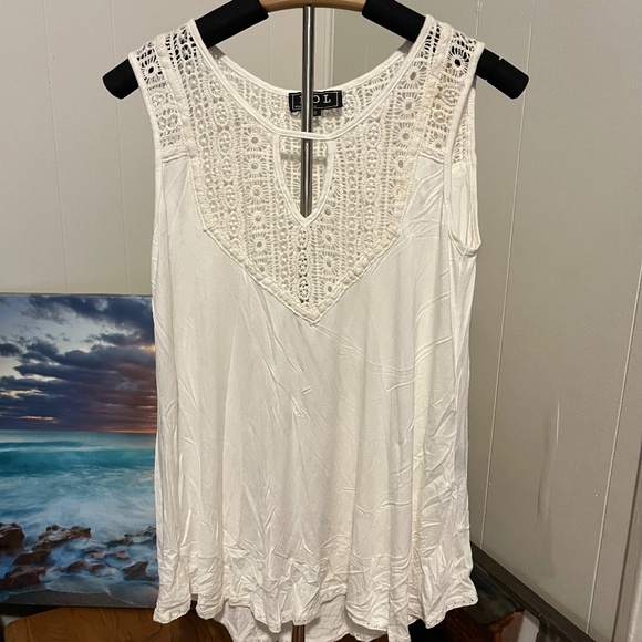 POL Tank Top White Size Small - Picture 1 of 8